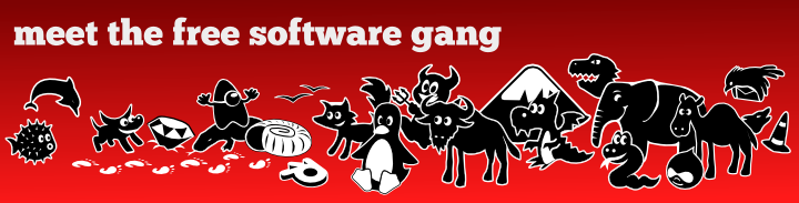 Meet the free software gang