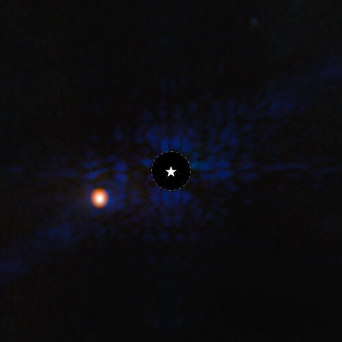 Exoplanet Epsilon Indi Ab (MIRI image)