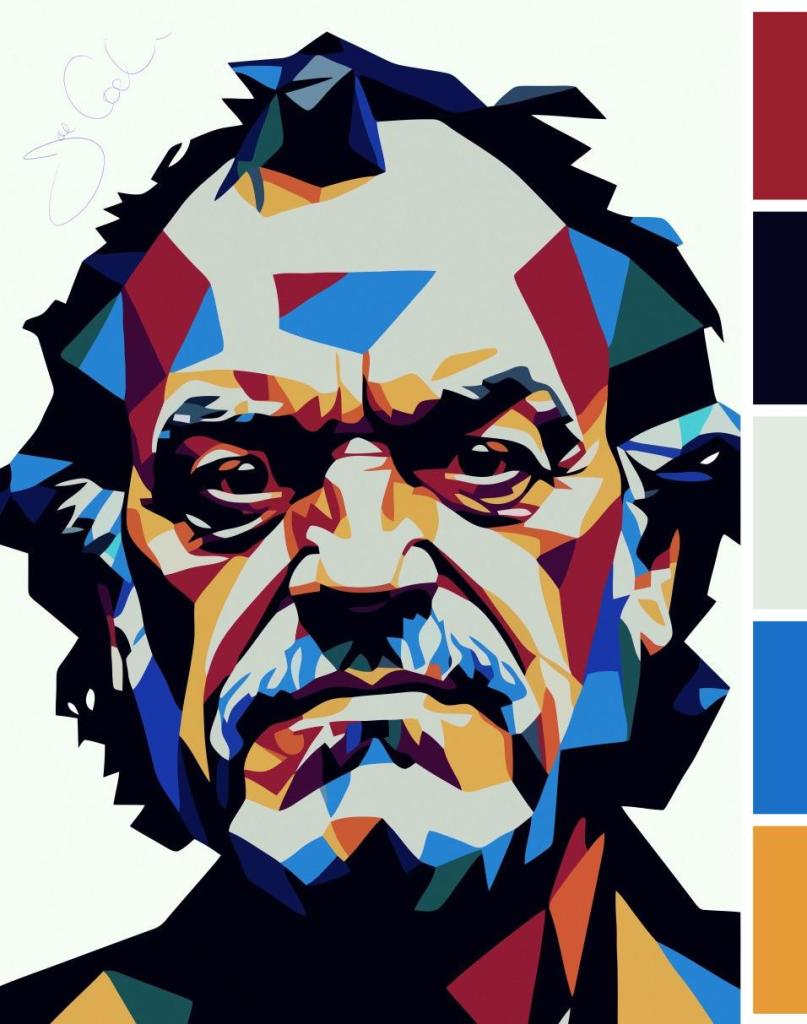 WPAP (Wedha’s Pop Art Portrait) featuring Joe Cocker:

“Joe Cocker, the legendary British rock and blues singer, comes to life in this vibrant WPAP artwork. Geometric shapes intersect and overlap, creating a dynamic mosaic of colors. The sharp angles and bold hues capture the energy and passion of Cocker’s music. His expressive eyes and distinctive features emerge from the abstract composition, inviting viewers to explore the essence of his soulful performances.” 