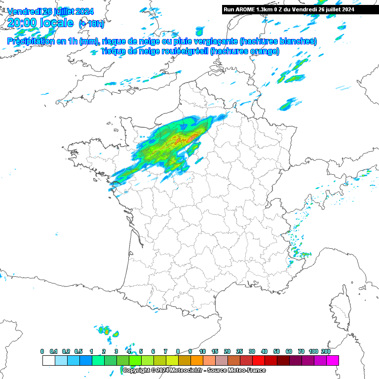 Pluie annoncée à 19h pour la cérémonie d'ouverture des Jeux Olympiques 