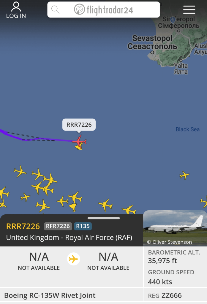 Flightradar is more interesting than ever right now...