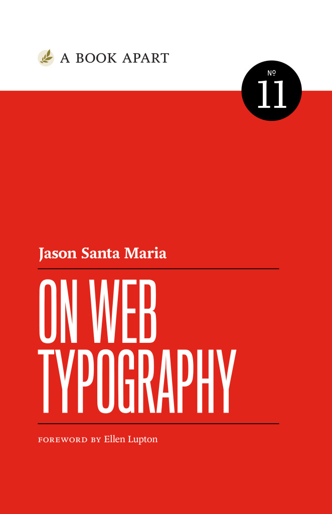 Book cover for On Web Typography by Jason Santa Maria