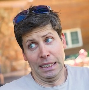 Sam Altman looking stupid