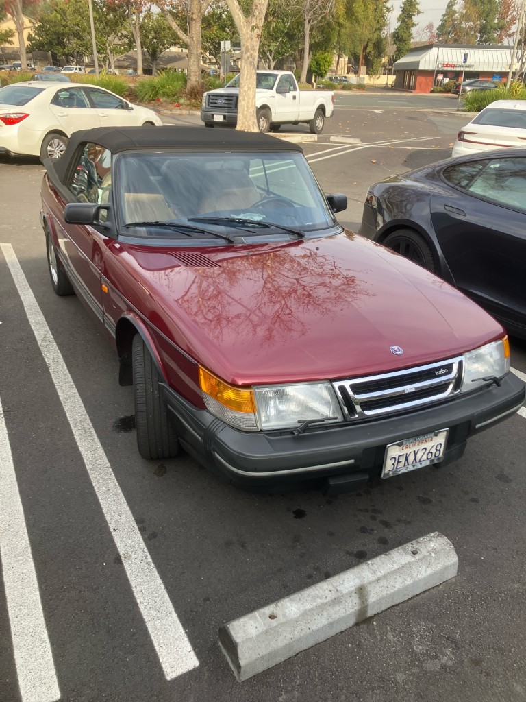 A Saab turbo convertible 