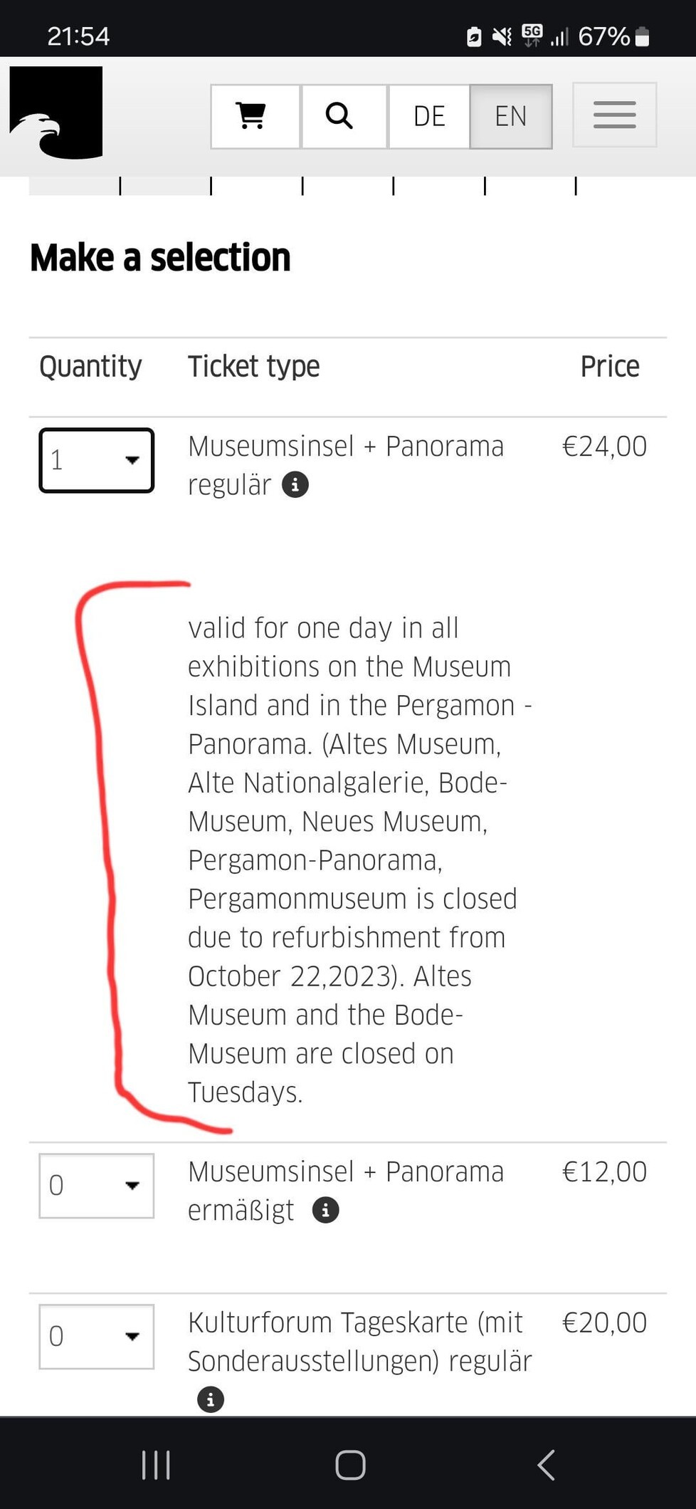 Are the museums on the island in berlin closed for repairs?