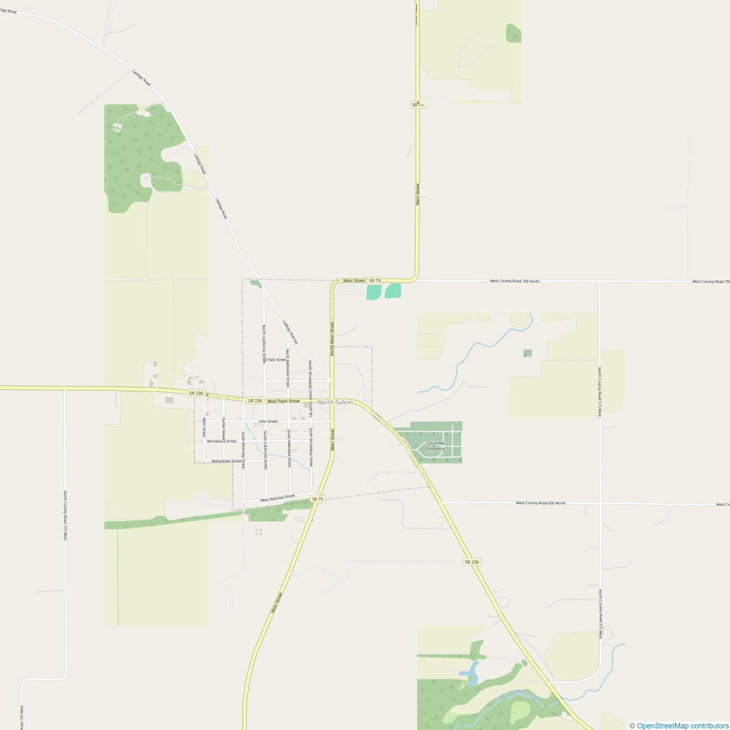 Map image of the town showing the status as of the time of this posting.