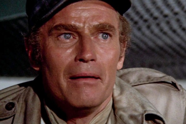 Charlton Heston in Soylent Green.