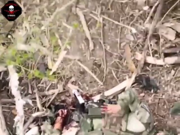 NSFW: Ukrainian UAV Battalion "Bulava" of the 72nd Mechanized Brigade strikes Russian soldiers with dropped grenades and films the brutal afthermath