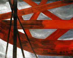 From the late 1980s until her death, Barns-Graham's paintings became increasingly free; an expression of life and free flowing brushwork. Working mainly on paper (there are relatively few canvases from this period) the images evolved to become, initially, highly complex, rich in colour and energy, and then, simultaneously, bolder and simpler, reflecting her enjoyment of life and living. "In my paintings I want to express the joy and importance of colour, texture, energy and vibrancy, with an awareness of space and construction. A celebration of life!” Her work inspires and resonates with me…