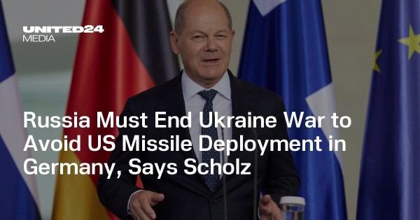 Russia must end Ukraine War to avoid US missile deployment in Germany, says Scholz