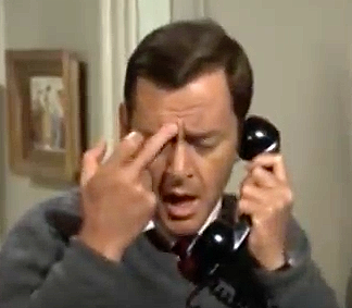 The incredible Tony Randall is persnickity  as Felix Unger to Oscar Madison's (Jack Klugman) slob on the Neil Simon classic The Odd Couple series