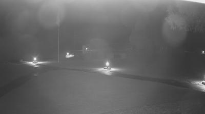 View of a playground and flagpole in foreground that overlooks Sturgeon Bay and Lake Michigan. // Image captured at: 2024-12-19 12:06:44 UTC (about 26 min. prior to this post) // Current Temp in Sturgeon Bay: 21.38 F | -5.90 C // Precip: few clouds // Wind: ENE at 4.608 mph | 7.41 kph // Humidity: 68%