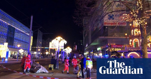 Two killed and scores injured in Germany as car ploughs into crowd at Christmas market | Germany