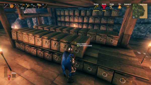 Chests, chests & more chests.