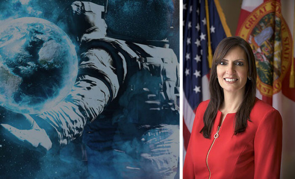 2025 Florida Space Art Contest Lieutenant Governor Jeanette Nuñez