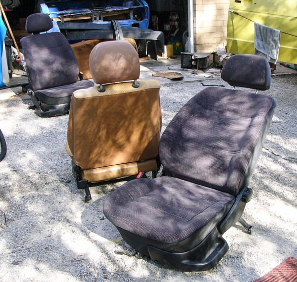 Original Passat seat and Gold Mk3 seats.