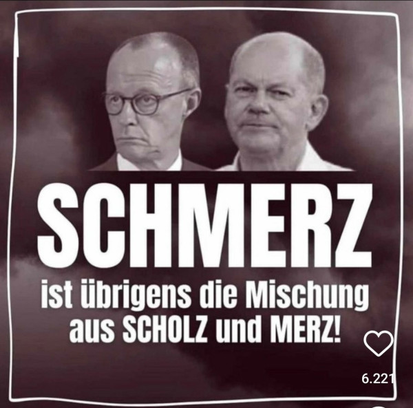 Aus Merz und Scholz wird Schmerz