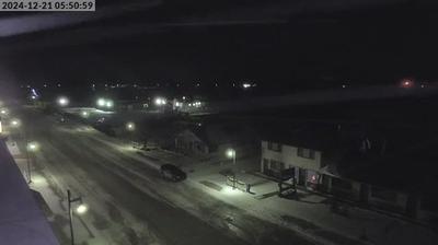 NE view of neighborhood and the BVI ferry dock in Beaver Island that backs up into Lake Michigan. // Image captured at: 2024-12-21 09:51:30 UTC (about 11 min. prior to this post) // Current Temp in Beaver Island: 14.33 F | -9.82 C // Precip: overcast clouds // Wind: NNE at 12.661 mph | 20.37 kph // Humidity: 73%