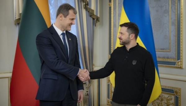 Ukrainian president meets with Lithuanian PM