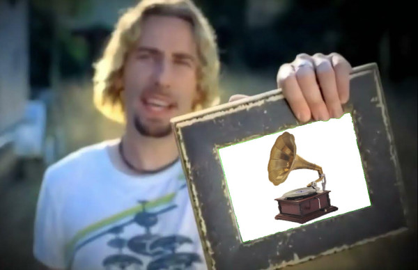 Chad Kroeger holding a picture of a phonograph

Meme from the song Photograph by Nickelback