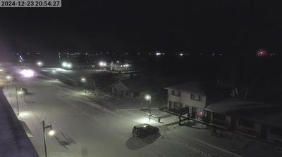 NE view of neighborhood and the BVI ferry dock in Beaver Island that backs up into Lake Michigan. // Image captured at: 2024-12-24 00:55:06 UTC (about 8 min. prior to this post) // Current Temp in Beaver Island: 32.32 F | .18 C // Precip: overcast clouds // Wind: NNW at 10.357 mph | 16.66 kph // Humidity: 93%