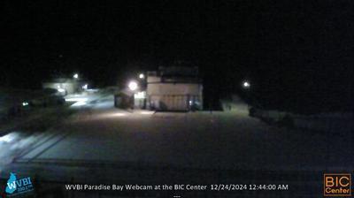 Security cam looking SSE over of the Beaver Island Ferry dock with Lake Michigan in the distance. // Image captured at: 2024-12-24 05:44:26 UTC (about 18 min. prior to this post) // Current Temp in Beaver Island: 30.53 F | -.82 C // Precip: overcast clouds // Wind: N at 11.498 mph | 18.50 kph // Humidity: 86%