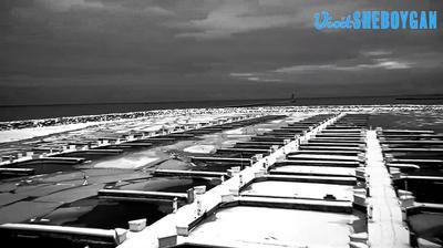 Rotating view of Harbor Center Marina along Lake Michigan. // Image captured at: 2024-12-24 21:14:24 UTC (about 18 min. prior to this post) // Current Temp in Sheboygan: 30.20 F | -1.00 C // Precip: overcast clouds // Wind: N at 5.010 mph | 8.06 kph // Humidity: 69%