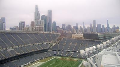 Rotating cam atop the SE corner of Soldier Field. // Image captured at: 2024-12-25 17:04:03 UTC (about 29 min. prior to this post) // Current Temp in Chicago: 37.99 F | 3.33 C // Precip: overcast clouds // Wind: ENE at 11.498 mph | 18.50 kph // Humidity: 77%