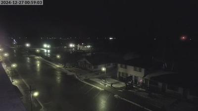 NE view of neighborhood and the BVI ferry dock in Beaver Island that backs up into Lake Michigan. // Image captured at: 2024-12-27 04:59:32 UTC (about 3 min. prior to this post) // Current Temp in Beaver Island: 39.52 F | 4.18 C // Precip: overcast clouds // Wind: SSE at 6.912 mph | 11.12 kph // Humidity: 93%