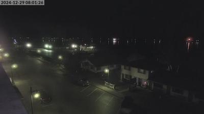 NE view of neighborhood and the BVI ferry dock in Beaver Island that backs up into Lake Michigan. // Image captured at: 2024-12-29 12:02:14 UTC (about 1 min. prior to this post) // Current Temp in Beaver Island: 37.72 F | 3.18 C // Precip: overcast clouds // Wind: N at 1.140 mph | 1.83 kph // Humidity: 100%