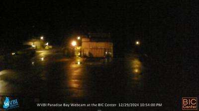 Security cam looking SSE over of the Beaver Island Ferry dock with Lake Michigan in the distance. // Image captured at: 2024-12-30 03:55:20 UTC (about 9 min. prior to this post) // Current Temp in Beaver Island: 37.72 F | 3.18 C // Precip: light rain // Wind: NNW at 12.661 mph | 20.37 kph // Humidity: 93%