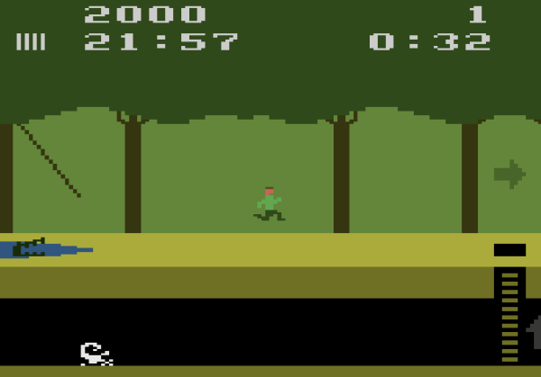 Screenshot of the game, looking just as it did back decades ago.